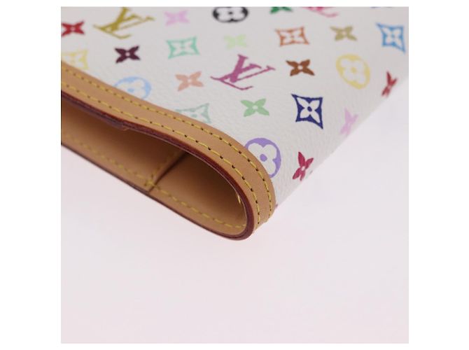 LOUIS VUITTON Monogram Multicolor Agenda PM Planner White R20896 Auth 200261SAV Bianco - vista 16