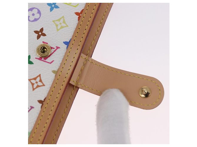 LOUIS VUITTON Monogram Multicolor Agenda PM Planner White R20896 Auth 200261SAV Bianco - vista 18