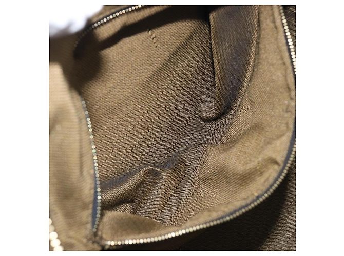 Borsa a mano Vanity FENDI Zucca Canvas Nero e Marrone Auth mr2833 - vista 23