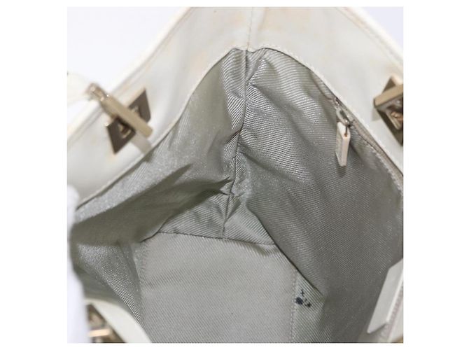 Borsa Tote GUCCI GG Canvas Azzurro Oro 002 1099 Auth 199663 D'oro Blu chiaro - vista 19