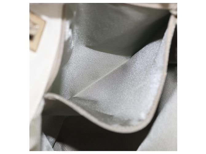 Borsa Tote GUCCI GG Canvas Azzurro Oro 002 1099 Auth 199663 D'oro Blu chiaro - vista 22
