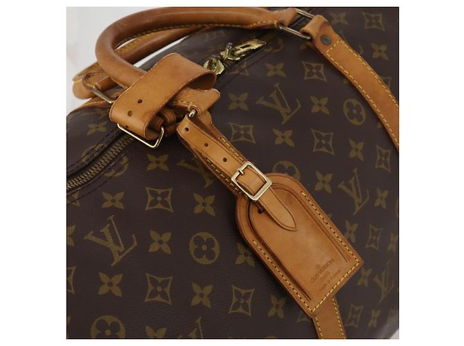 LOUIS VUITTON Monogram Keepall Bandouliere 50 Boston Bag M41416 LV Auth 197044 Monogramma - vista 19