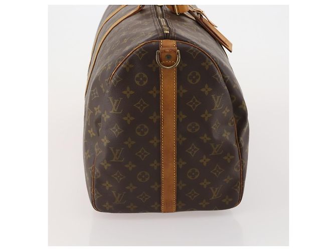 LOUIS VUITTON Monogram Keepall Bandouliere 50 Boston Bag M41416 LV Auth 197044 Monogramma - vista 4
