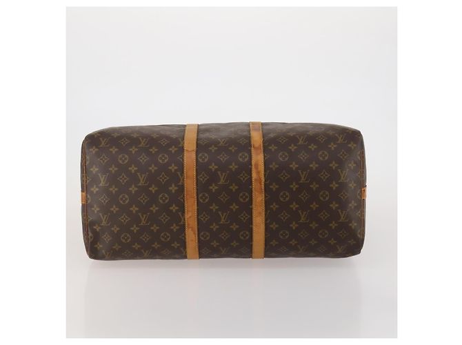 LOUIS VUITTON Monogram Keepall Bandouliere 50 Boston Bag M41416 LV Auth 197044 Monogramma - vista 5