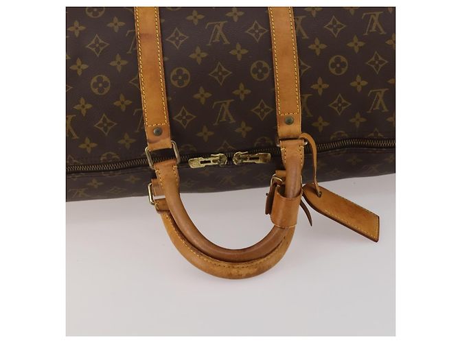 LOUIS VUITTON Monogram Keepall Bandouliere 50 Boston Bag M41416 LV Auth 197044 Monogramma - vista 7
