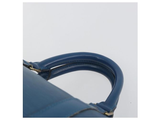 LOUIS VUITTON Epi Keepall 50 Boston Bag Blue M42965 LV Auth 196214 - vista 14