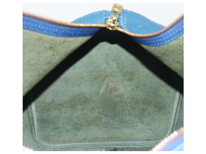 LOUIS VUITTON Epi Keepall 50 Boston Bag Blue M42965 LV Auth 196214 - vista 20