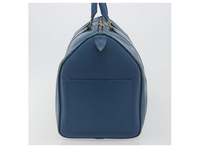 LOUIS VUITTON Epi Keepall 50 Boston Bag Blue M42965 LV Auth 196214 - vista 3