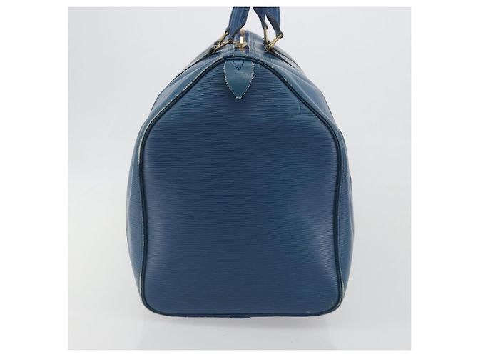 LOUIS VUITTON Epi Keepall 50 Boston Bag Blue M42965 LV Auth 196214 - vista 4