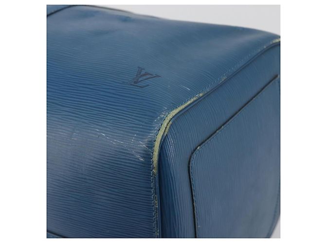 LOUIS VUITTON Epi Keepall 50 Boston Bag Blue M42965 LV Auth 196214 - vista 8