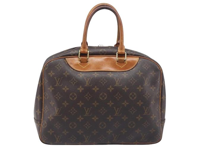 Borsa a mano LOUIS VUITTON Monogram Deauville M47270 LV Auth 200912 Monogramma - vista 2