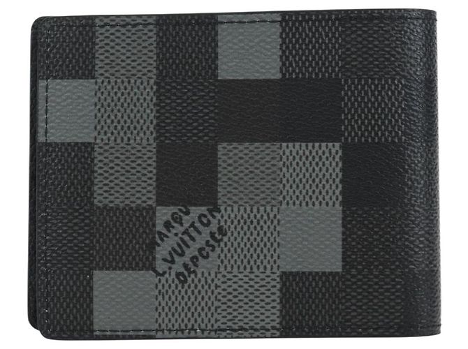 LOUIS VUITTON Damoflage Portefeuille Slender Wallet M14927 LV Auth 196883M - vista 2
