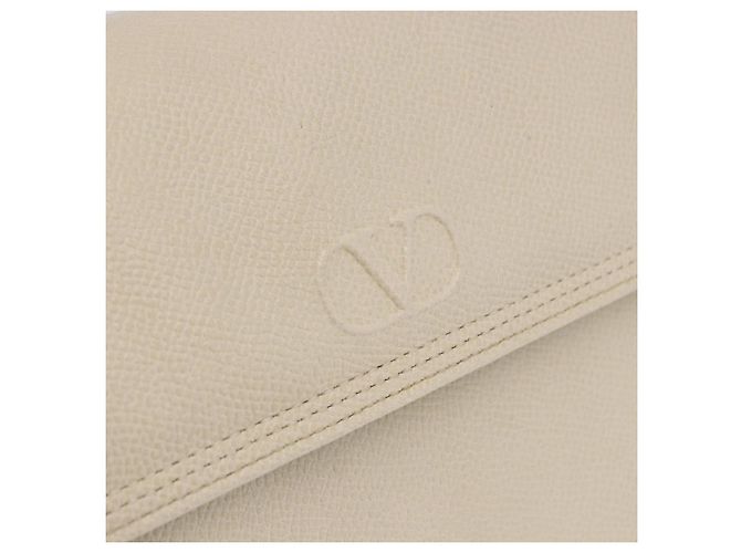 Borsa VALENTINO in pelle Avorio Oro Auth 197735 D'oro Crudo - vista 17