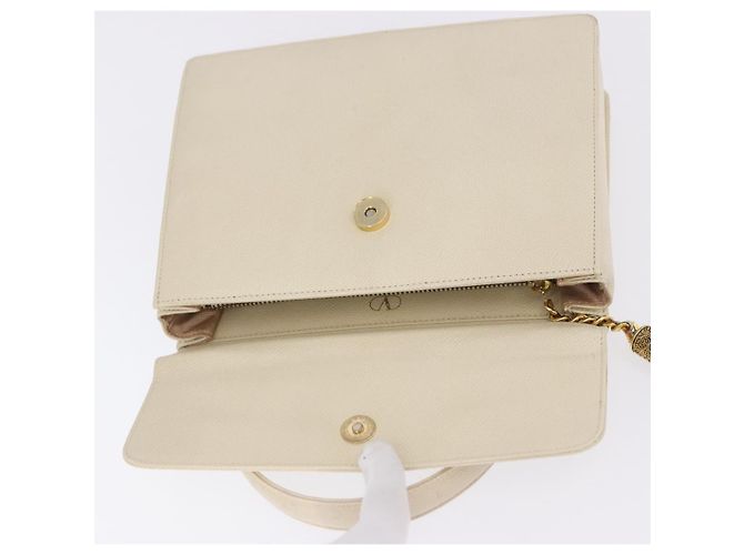 Borsa VALENTINO in pelle Avorio Oro Auth 197735 D'oro Crudo - vista 18