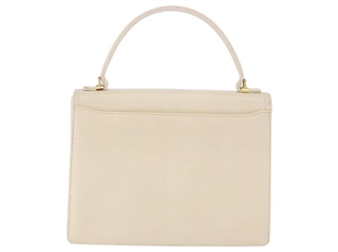 Borsa VALENTINO in pelle Avorio Oro Auth 197735 D'oro Crudo - vista 2