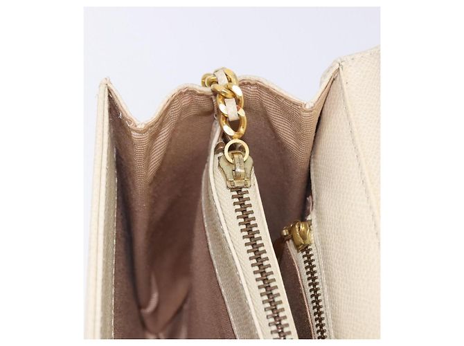 Borsa VALENTINO in pelle Avorio Oro Auth 197735 D'oro Crudo - vista 25