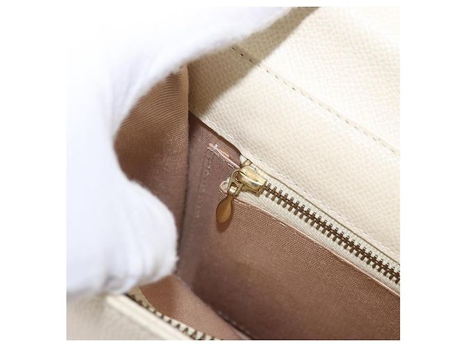 Borsa VALENTINO in pelle Avorio Oro Auth 197735 D'oro Crudo - vista 27