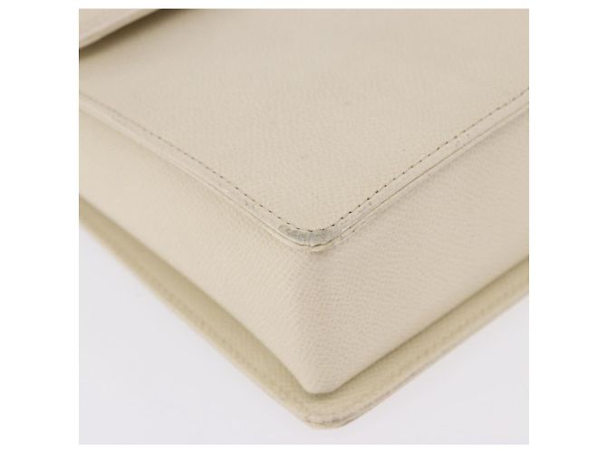 Borsa VALENTINO in pelle Avorio Oro Auth 197735 D'oro Crudo - vista 9