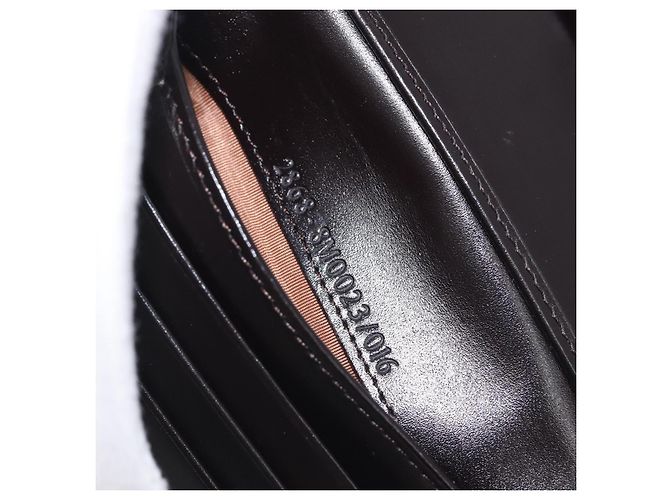 FENDI Portafoglio Mamma Baguette in tela Zucca Nero Marrone Auth 199693V - vista 11