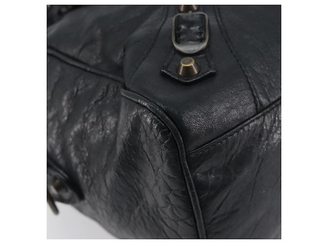BALENCIAGA Borsa The Box Pelle 2way Nera 145694 Auth am12450V Nero - vista 15