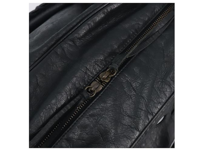 BALENCIAGA Borsa The Box Pelle 2way Nera 145694 Auth am12450V Nero - vista 20