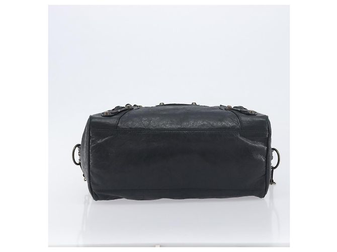BALENCIAGA Borsa The Box Pelle 2way Nera 145694 Auth am12450V Nero - vista 5