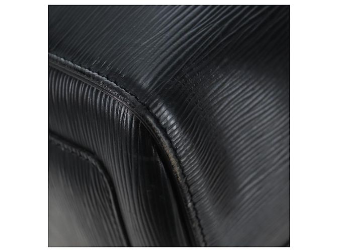 LOUIS VUITTON Epi Keepall 50 Boston Bag Black M42962 LV Auth 197495V Nero - vista 15