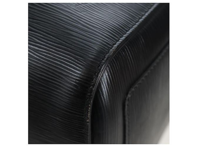 LOUIS VUITTON Epi Keepall 50 Boston Bag Black M42962 LV Auth 197495V Nero - vista 18