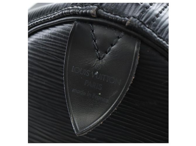 LOUIS VUITTON Epi Keepall 50 Boston Bag Black M42962 LV Auth 197495V Nero - vista 19