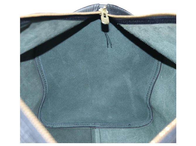 LOUIS VUITTON Epi Keepall 50 Boston Bag Black M42962 LV Auth 197495V Nero - vista 22