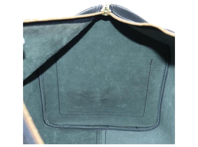 LOUIS VUITTON Epi Keepall 50 Boston Bag Black M42962 LV Auth 197495V Nero - vista 23