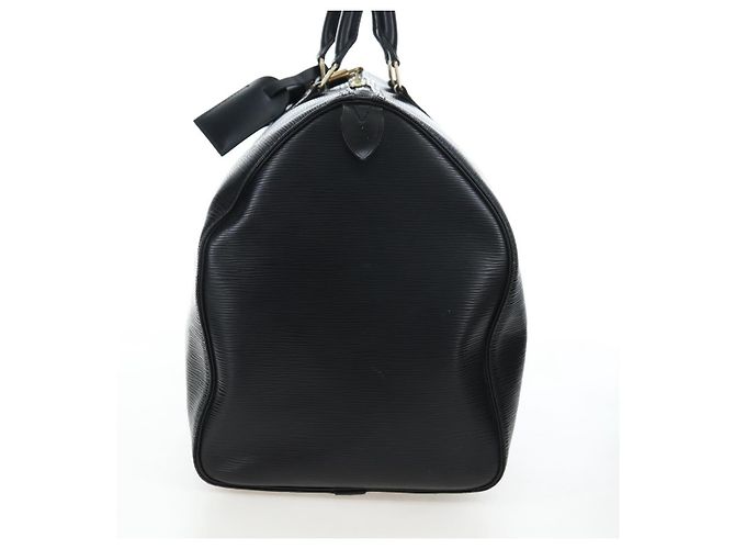LOUIS VUITTON Epi Keepall 50 Boston Bag Black M42962 LV Auth 197495V Nero - vista 3