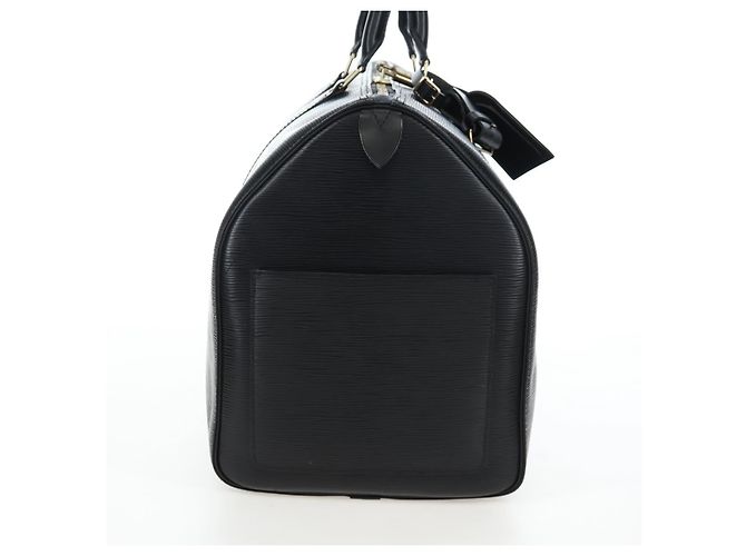 LOUIS VUITTON Epi Keepall 50 Boston Bag Black M42962 LV Auth 197495V Nero - vista 4