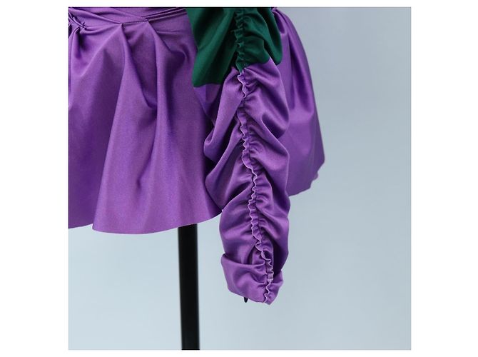 GUCCI Bluse aus Nylon The Hacker Project BALENCIAGA Collaboration Auth 198567M Lila - Ansicht 10