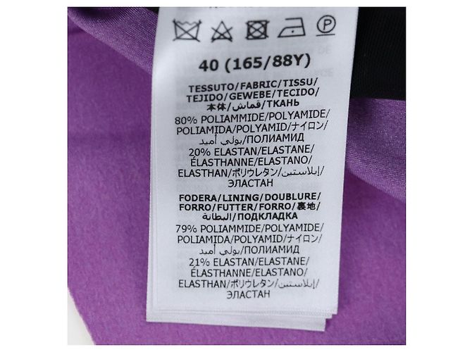 GUCCI Bluse aus Nylon The Hacker Project BALENCIAGA Collaboration Auth 198567M Lila - Ansicht 18