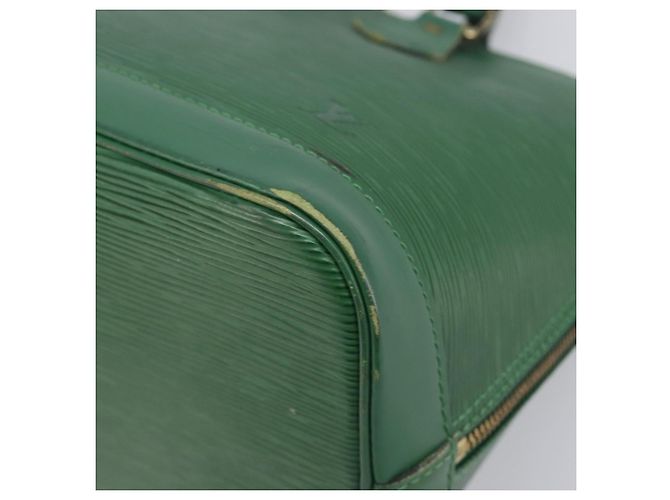 Borsa a mano LOUIS VUITTON Epi Alma Borneo Green M52144 LV Auth fm5444 - vista 9