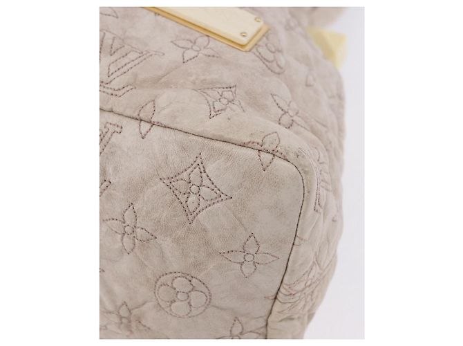 Borsa Tote LOUIS VUITTON Monogram Orump Stratus PM Beige M95369 LV Auth SW2666SAV - vista 16