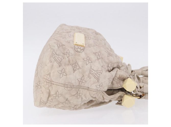 Borsa Tote LOUIS VUITTON Monogram Orump Stratus PM Beige M95369 LV Auth SW2666SAV - vista 3
