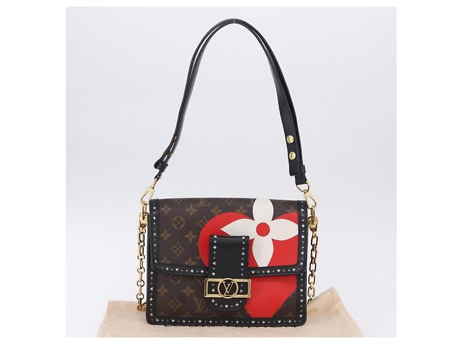 LOUIS VUITTON Monogram Game On Dauphine MM Shoulder Bag M57448 LV Auth 197519M Monogramma - vista 12