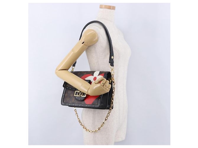 LOUIS VUITTON Monogram Game On Dauphine MM Shoulder Bag M57448 LV Auth 197519M Monogramma - vista 33
