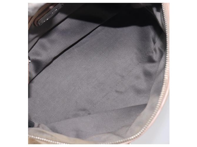 Borsa Miu Miu Vitellolux in pelle 2way Beige Silver Auth 197230V Argento - vista 11