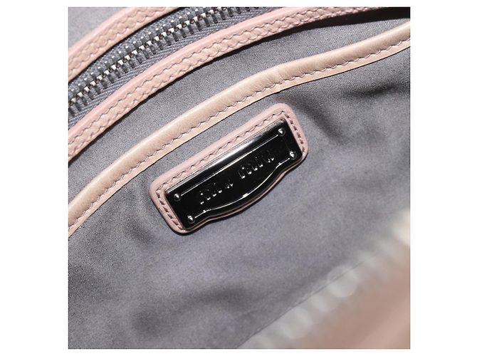 Borsa Miu Miu Vitellolux in pelle 2way Beige Silver Auth 197230V Argento - vista 21