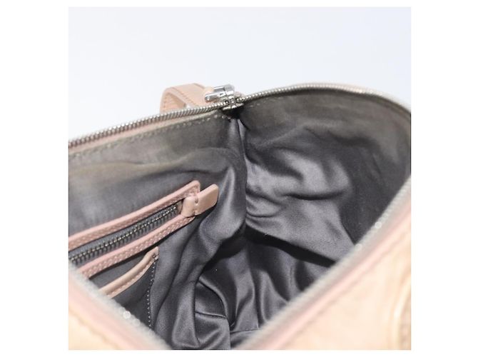 Borsa Miu Miu Vitellolux in pelle 2way Beige Silver Auth 197230V Argento - vista 22