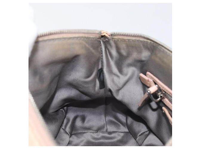 Borsa Miu Miu Vitellolux in pelle 2way Beige Silver Auth 197230V Argento - vista 23