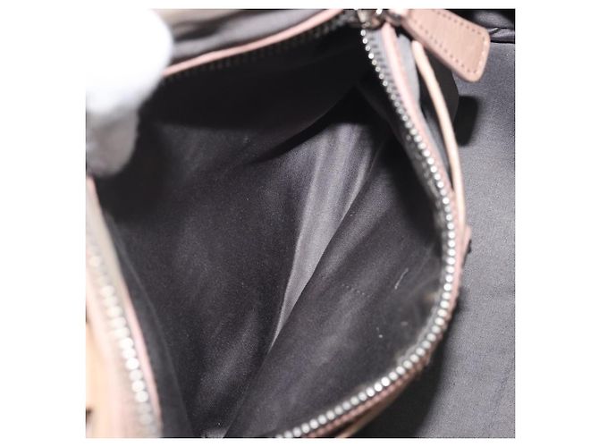Borsa Miu Miu Vitellolux in pelle 2way Beige Silver Auth 197230V Argento - vista 25