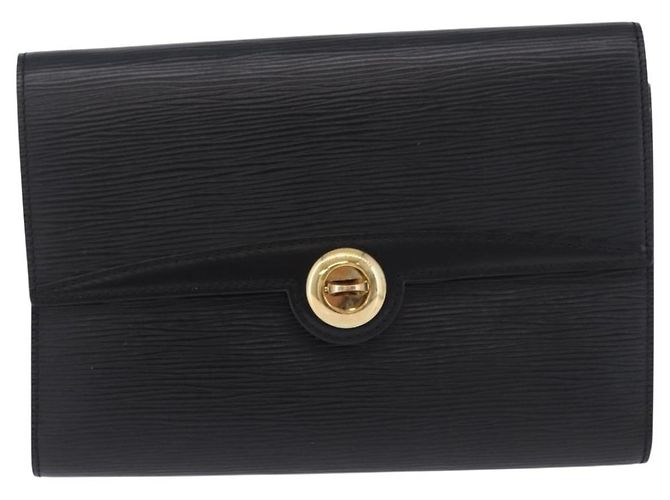 LOUIS VUITTON Epi Pochette Arche Shoulder Bag Black Noir M52572 LV Auth BA15120 Nero - vista 13