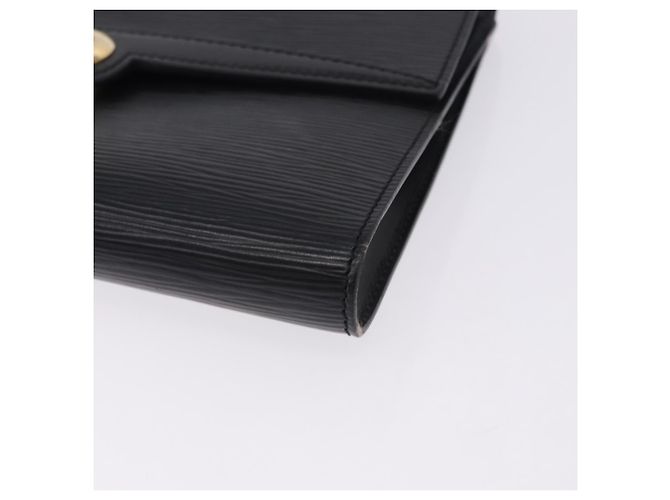 LOUIS VUITTON Epi Pochette Arche Shoulder Bag Black Noir M52572 LV Auth BA15120 Nero - vista 14