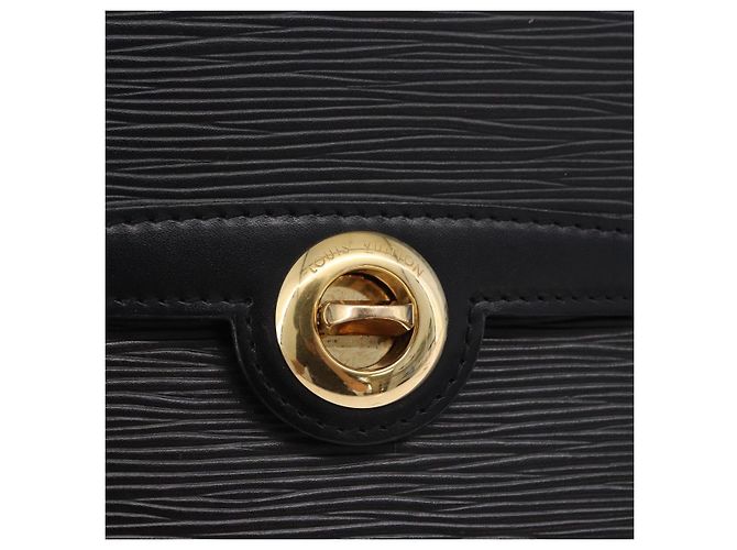 LOUIS VUITTON Epi Pochette Arche Shoulder Bag Black Noir M52572 LV Auth BA15120 Nero - vista 17