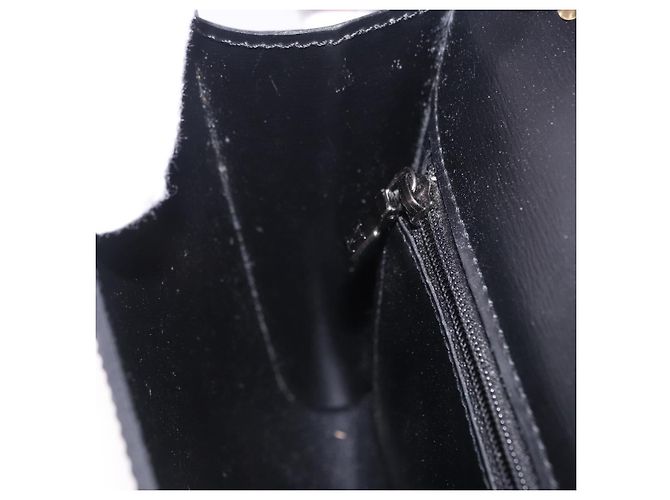 LOUIS VUITTON Epi Pochette Arche Shoulder Bag Black Noir M52572 LV Auth BA15120 Nero - vista 20