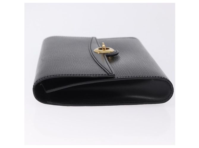 LOUIS VUITTON Epi Pochette Arche Shoulder Bag Black Noir M52572 LV Auth BA15120 Nero - vista 4